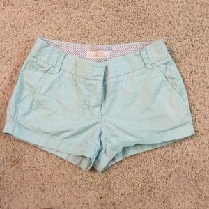 J. Crew Light Turquoise Chino Shorts